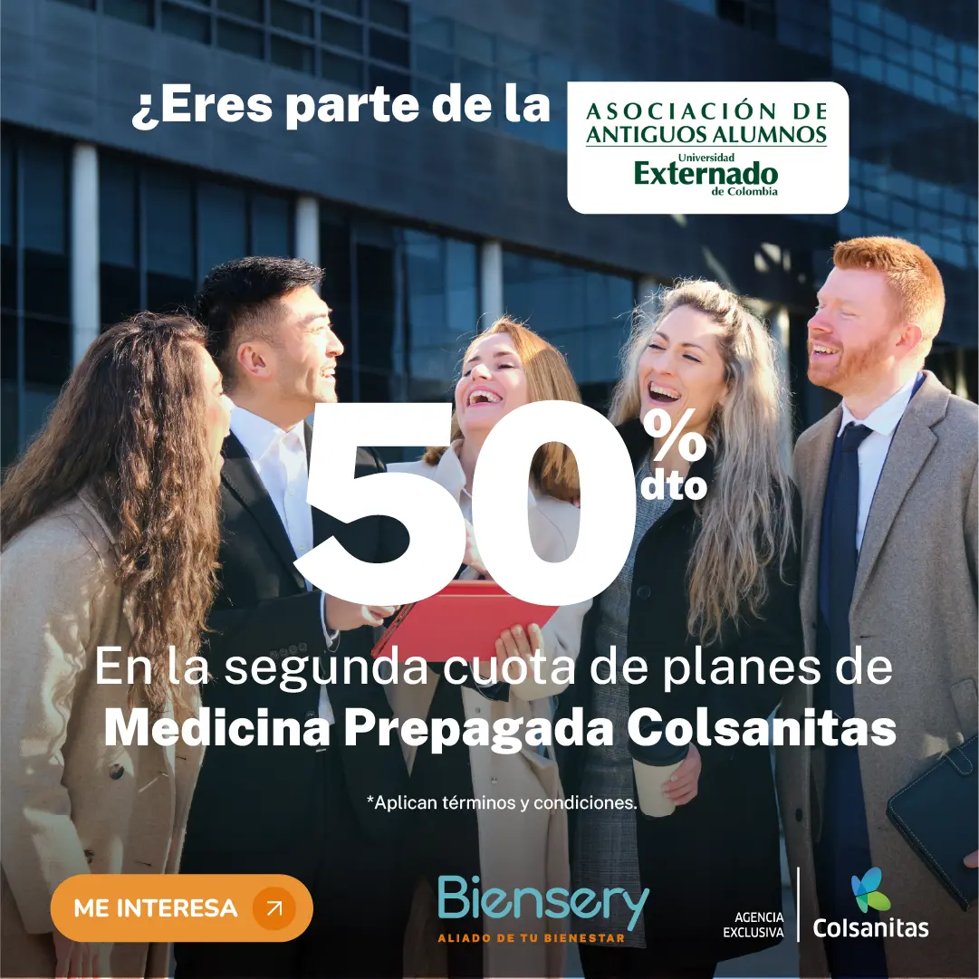 descuento medicina prepagada colsanitas asociacion exalummnos universidad extrernado biensery agencia